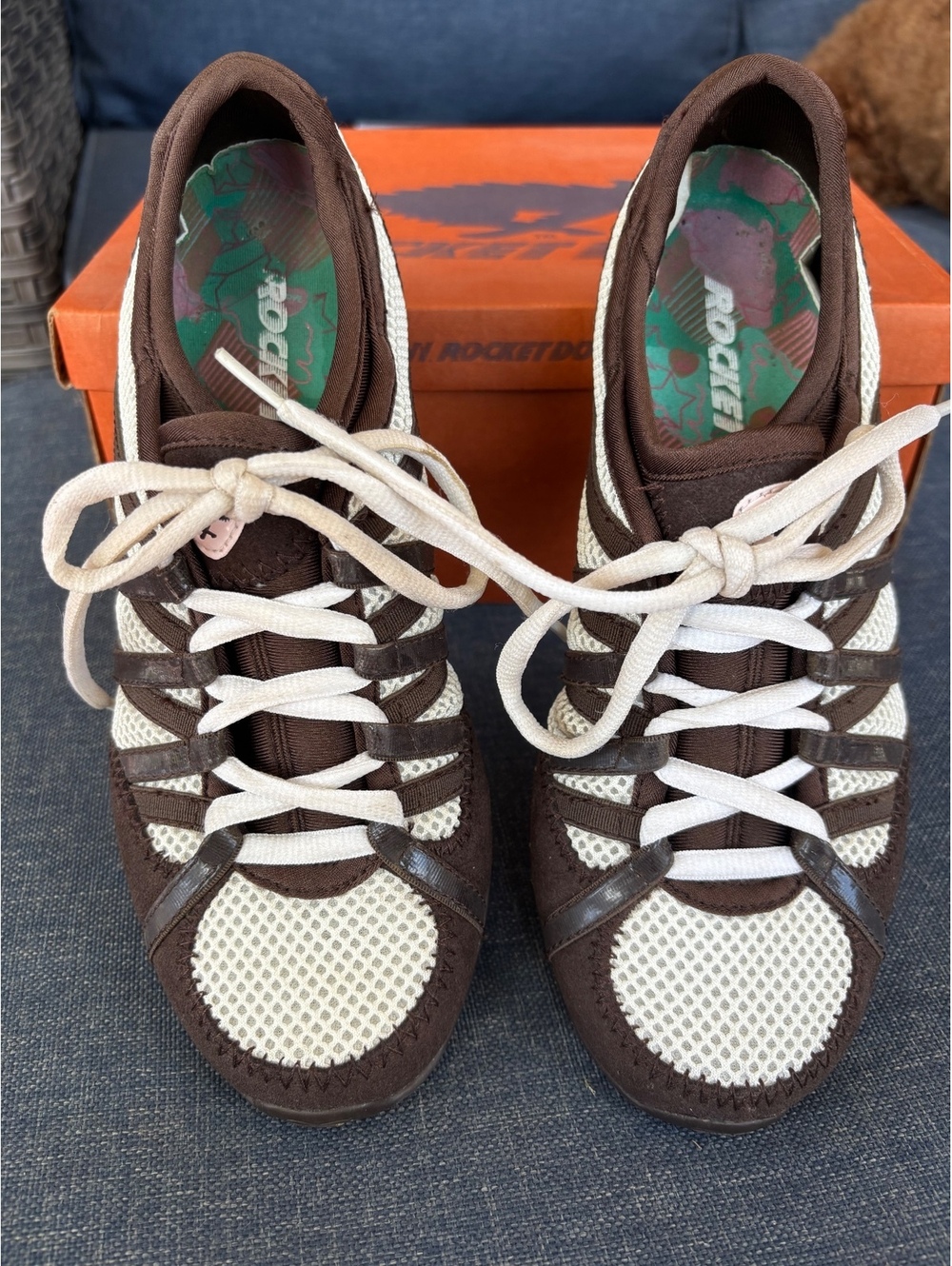 Rocket Dog Tennis Shoes Women’s size 6 Brown/White